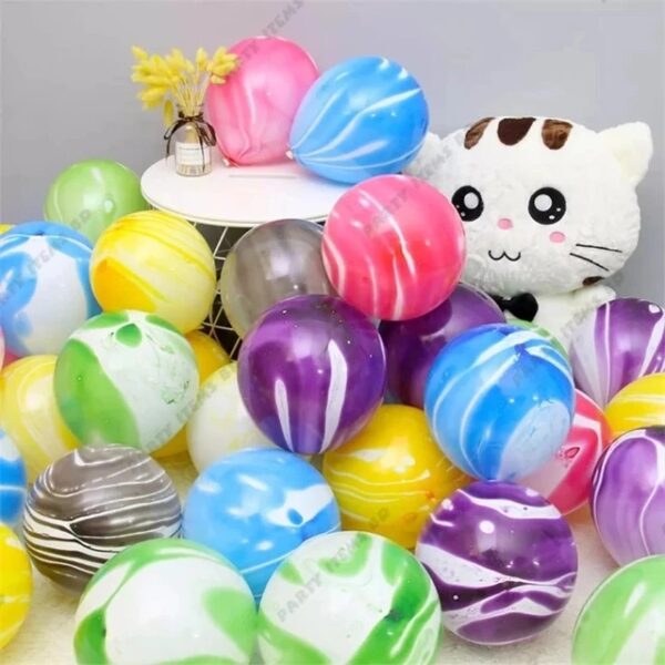 Marble Printed Balloon Mixed Color (Per pcs)