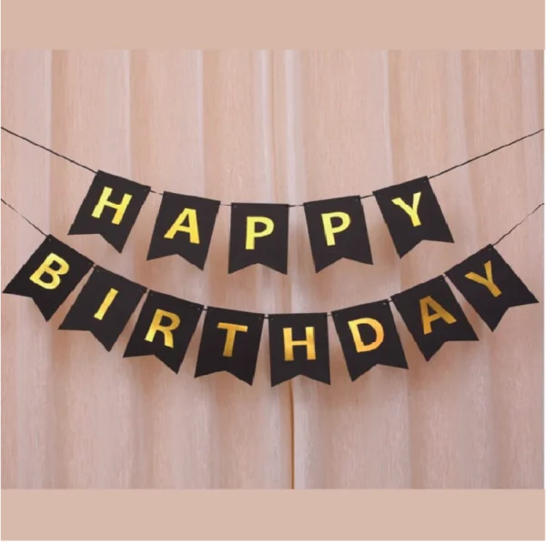 “HAPPY BIRTHDAY” Card Banner