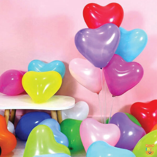 Love Shape Balloon Mixed Color (Per pcs)