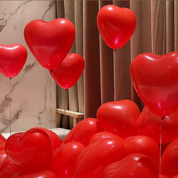 Love Shape Balloon Red (Per pcs)